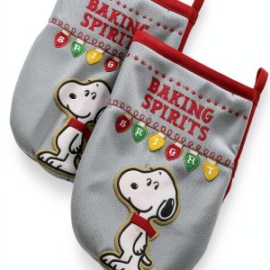 ChefGuard Oven Safety Mitt Heat Resistant Silicone Grip 7x6.5 Inch-0