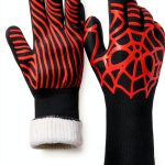 BBQ Gloves SOTATOO 1472°F Resistant Grill Gloves Red-Spider-0