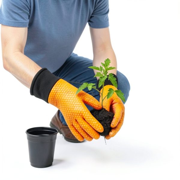 Orange Heat Resistant Oven Gloves FSZ Creationz Silicone Non‑Slip Mitt-8
