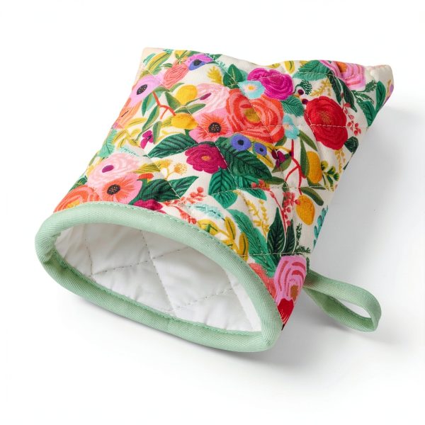 Rifle Paper Co. Garden Party Oven Mitt Cotton Heat-Resistant 450°F-2