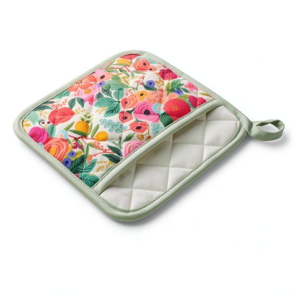 Rifle Paper Co. Garden Party Oven Mitt Cotton Heat-Resistant 450°F-3