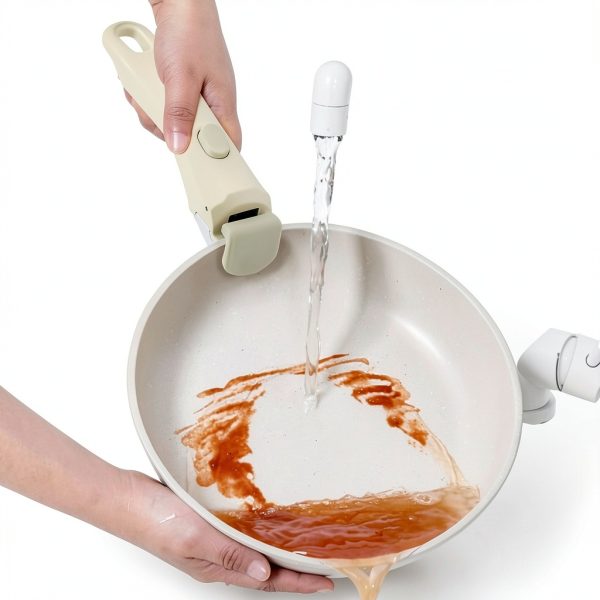Detachable Pan Handle Mitts HKZTUY Cream White Space Saving Heat Safe-3