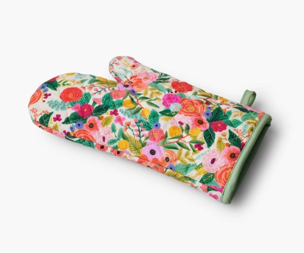 Rifle Paper Co. Garden Party Oven Mitt Cotton Heat-Resistant 450°F-1