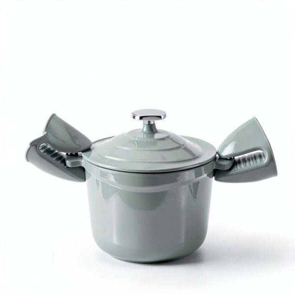 Detachable Pan Handle Mitts HKZTUY Cream White Space Saving Heat Safe-6
