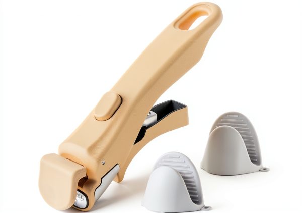 Detachable Pan Handle Mitts HKZTUY Cream White Space Saving Heat Safe-8